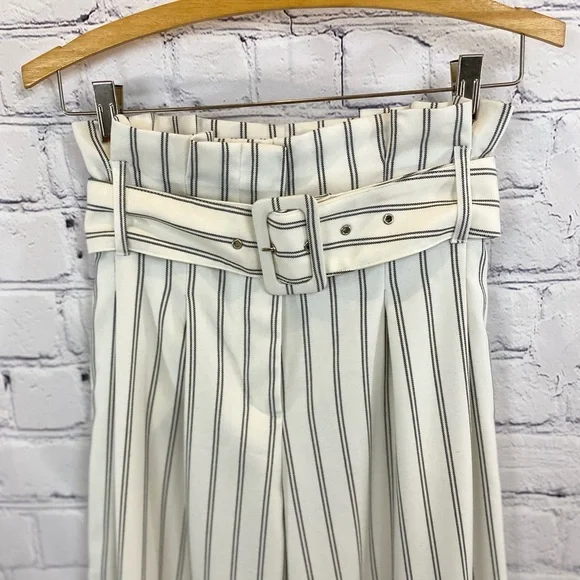 Free People Trousers Sz 0 High Waist Belted - Picture 2 of 7